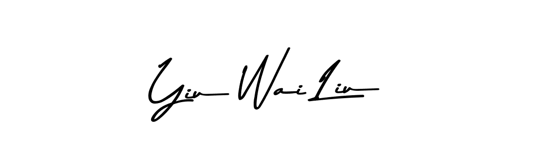 Create a beautiful signature design for name Yiu Wai Liu. With this signature (Asem Kandis PERSONAL USE) fonts, you can make a handwritten signature for free. Yiu Wai Liu signature style 9 images and pictures png