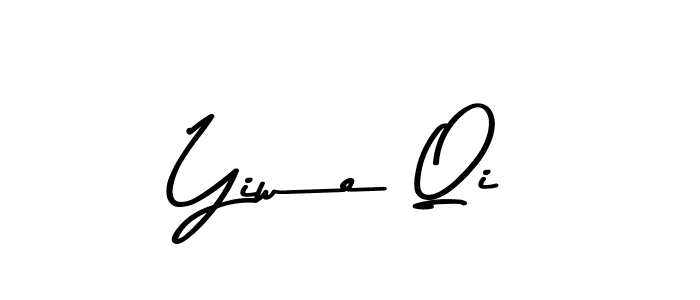 Similarly Asem Kandis PERSONAL USE is the best handwritten signature design. Signature creator online .You can use it as an online autograph creator for name Yiwe Qi. Yiwe Qi signature style 9 images and pictures png