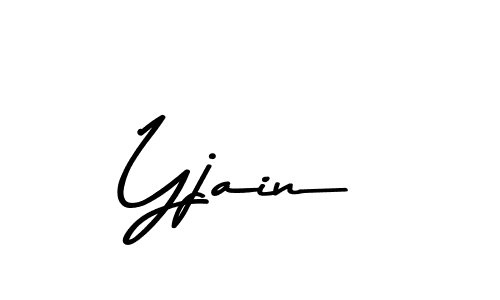 Design your own signature with our free online signature maker. With this signature software, you can create a handwritten (Asem Kandis PERSONAL USE) signature for name Yjain. Yjain signature style 9 images and pictures png