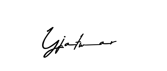 Yjatwar stylish signature style. Best Handwritten Sign (Asem Kandis PERSONAL USE) for my name. Handwritten Signature Collection Ideas for my name Yjatwar. Yjatwar signature style 9 images and pictures png