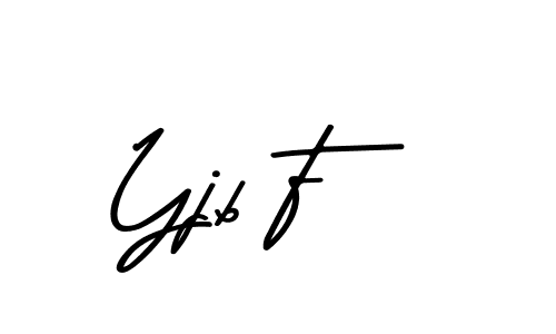 You should practise on your own different ways (Asem Kandis PERSONAL USE) to write your name (Yjb F) in signature. don't let someone else do it for you. Yjb F signature style 9 images and pictures png