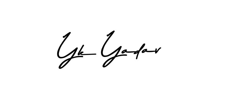 How to make Yk Yadav signature? Asem Kandis PERSONAL USE is a professional autograph style. Create handwritten signature for Yk Yadav name. Yk Yadav signature style 9 images and pictures png
