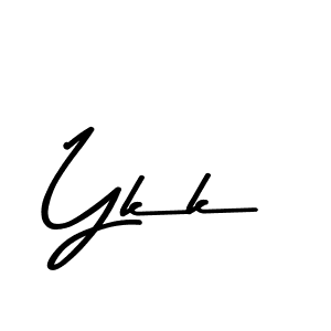 Use a signature maker to create a handwritten signature online. With this signature software, you can design (Asem Kandis PERSONAL USE) your own signature for name Ykk. Ykk signature style 9 images and pictures png