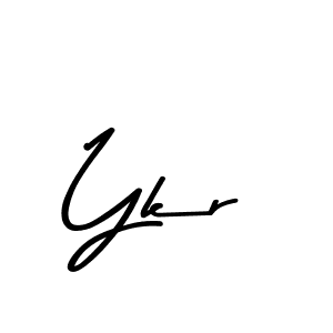 Asem Kandis PERSONAL USE is a professional signature style that is perfect for those who want to add a touch of class to their signature. It is also a great choice for those who want to make their signature more unique. Get Ykr name to fancy signature for free. Ykr signature style 9 images and pictures png