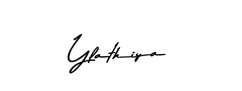 Make a beautiful signature design for name Ylathiya. With this signature (Asem Kandis PERSONAL USE) style, you can create a handwritten signature for free. Ylathiya signature style 9 images and pictures png