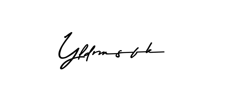 if you are searching for the best signature style for your name Yldrmsfk. so please give up your signature search. here we have designed multiple signature styles  using Asem Kandis PERSONAL USE. Yldrmsfk signature style 9 images and pictures png