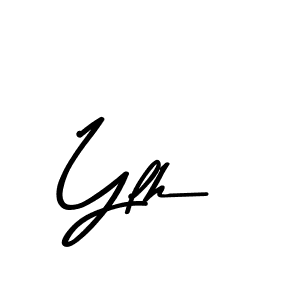 Similarly Asem Kandis PERSONAL USE is the best handwritten signature design. Signature creator online .You can use it as an online autograph creator for name Ylh. Ylh signature style 9 images and pictures png