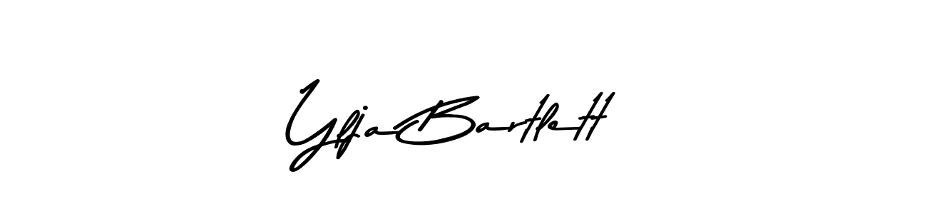 Ylja Bartlett stylish signature style. Best Handwritten Sign (Asem Kandis PERSONAL USE) for my name. Handwritten Signature Collection Ideas for my name Ylja Bartlett. Ylja Bartlett signature style 9 images and pictures png