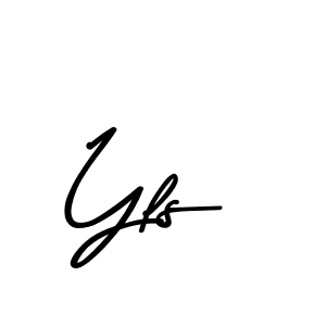 Use a signature maker to create a handwritten signature online. With this signature software, you can design (Asem Kandis PERSONAL USE) your own signature for name Yls. Yls signature style 9 images and pictures png