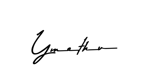 How to make Ymethu name signature. Use Asem Kandis PERSONAL USE style for creating short signs online. This is the latest handwritten sign. Ymethu signature style 9 images and pictures png