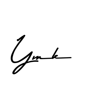 Make a beautiful signature design for name Ymk. With this signature (Asem Kandis PERSONAL USE) style, you can create a handwritten signature for free. Ymk signature style 9 images and pictures png