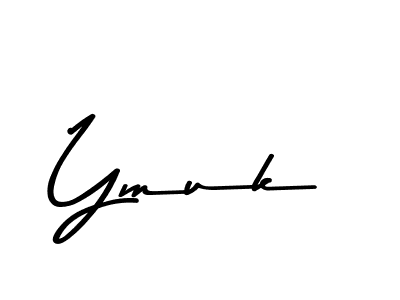 Design your own signature with our free online signature maker. With this signature software, you can create a handwritten (Asem Kandis PERSONAL USE) signature for name Ymuk. Ymuk signature style 9 images and pictures png