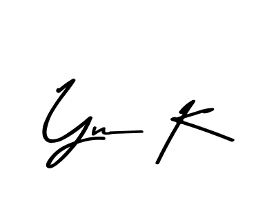 Similarly Asem Kandis PERSONAL USE is the best handwritten signature design. Signature creator online .You can use it as an online autograph creator for name Yn K. Yn K signature style 9 images and pictures png