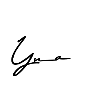 Create a beautiful signature design for name Yna. With this signature (Asem Kandis PERSONAL USE) fonts, you can make a handwritten signature for free. Yna signature style 9 images and pictures png