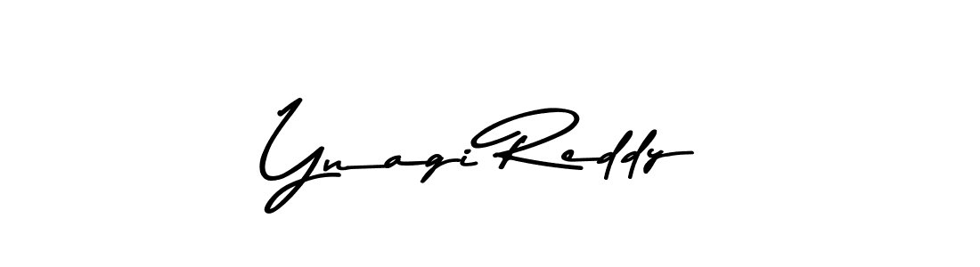 Design your own signature with our free online signature maker. With this signature software, you can create a handwritten (Asem Kandis PERSONAL USE) signature for name Ynagi Reddy. Ynagi Reddy signature style 9 images and pictures png