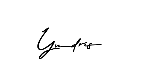 Create a beautiful signature design for name Yndris. With this signature (Asem Kandis PERSONAL USE) fonts, you can make a handwritten signature for free. Yndris signature style 9 images and pictures png