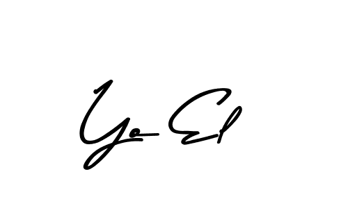 Use a signature maker to create a handwritten signature online. With this signature software, you can design (Asem Kandis PERSONAL USE) your own signature for name Yo El. Yo El signature style 9 images and pictures png