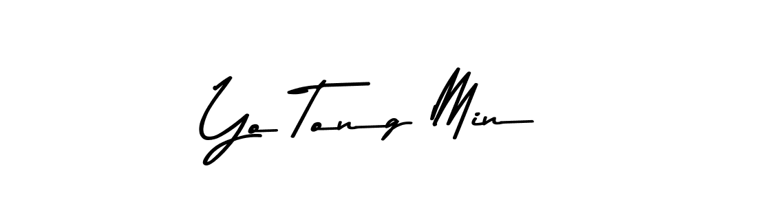 How to make Yo Tong Min signature? Asem Kandis PERSONAL USE is a professional autograph style. Create handwritten signature for Yo Tong Min name. Yo Tong Min signature style 9 images and pictures png