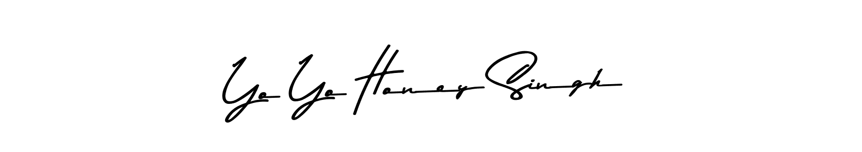 Create a beautiful signature design for name Yo Yo Honey Singh. With this signature (Asem Kandis PERSONAL USE) fonts, you can make a handwritten signature for free. Yo Yo Honey Singh signature style 9 images and pictures png