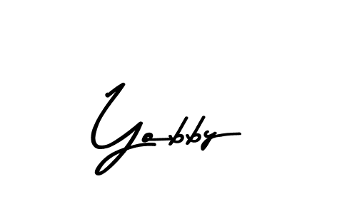 Make a short Yobby signature style. Manage your documents anywhere anytime using Asem Kandis PERSONAL USE. Create and add eSignatures, submit forms, share and send files easily. Yobby signature style 9 images and pictures png