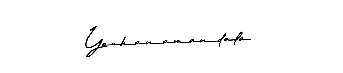 Use a signature maker to create a handwritten signature online. With this signature software, you can design (Asem Kandis PERSONAL USE) your own signature for name Yochanamandala. Yochanamandala signature style 9 images and pictures png