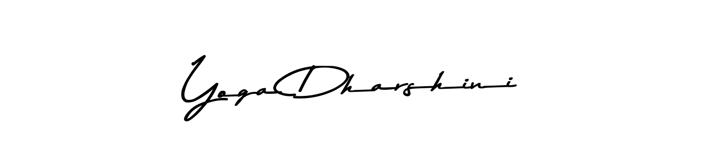 Use a signature maker to create a handwritten signature online. With this signature software, you can design (Asem Kandis PERSONAL USE) your own signature for name Yoga Dharshini. Yoga Dharshini signature style 9 images and pictures png