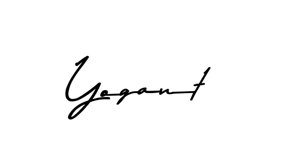 You should practise on your own different ways (Asem Kandis PERSONAL USE) to write your name (Yogant) in signature. don't let someone else do it for you. Yogant signature style 9 images and pictures png