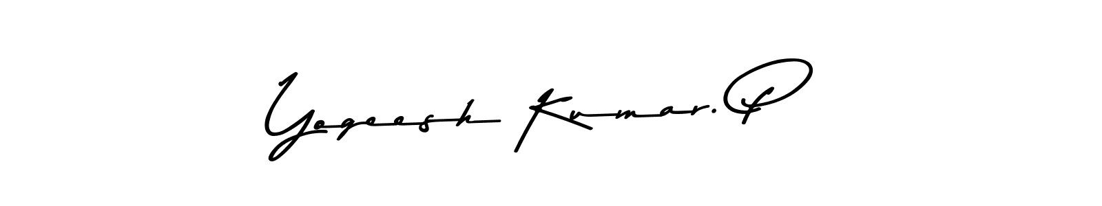 How to make Yogeesh Kumar. P signature? Asem Kandis PERSONAL USE is a professional autograph style. Create handwritten signature for Yogeesh Kumar. P name. Yogeesh Kumar. P signature style 9 images and pictures png