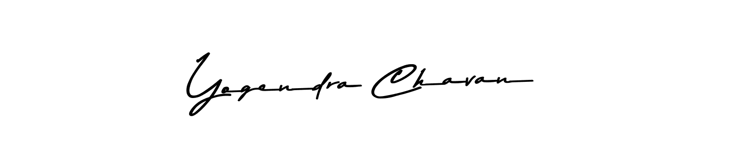 How to make Yogendra Chavan name signature. Use Asem Kandis PERSONAL USE style for creating short signs online. This is the latest handwritten sign. Yogendra Chavan signature style 9 images and pictures png