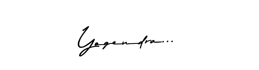 You should practise on your own different ways (Asem Kandis PERSONAL USE) to write your name (Yogendra...) in signature. don't let someone else do it for you. Yogendra... signature style 9 images and pictures png