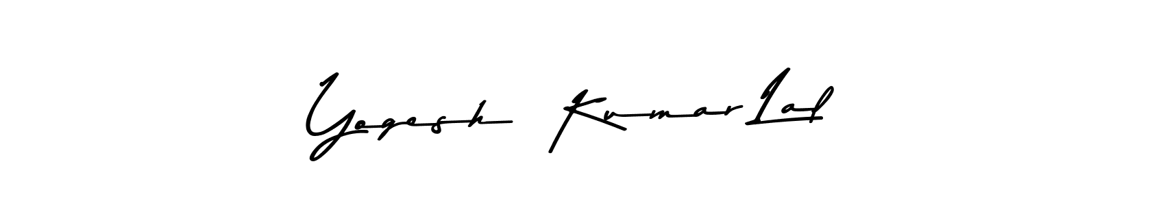 Asem Kandis PERSONAL USE is a professional signature style that is perfect for those who want to add a touch of class to their signature. It is also a great choice for those who want to make their signature more unique. Get Yogesh  Kumar Lal name to fancy signature for free. Yogesh  Kumar Lal signature style 9 images and pictures png