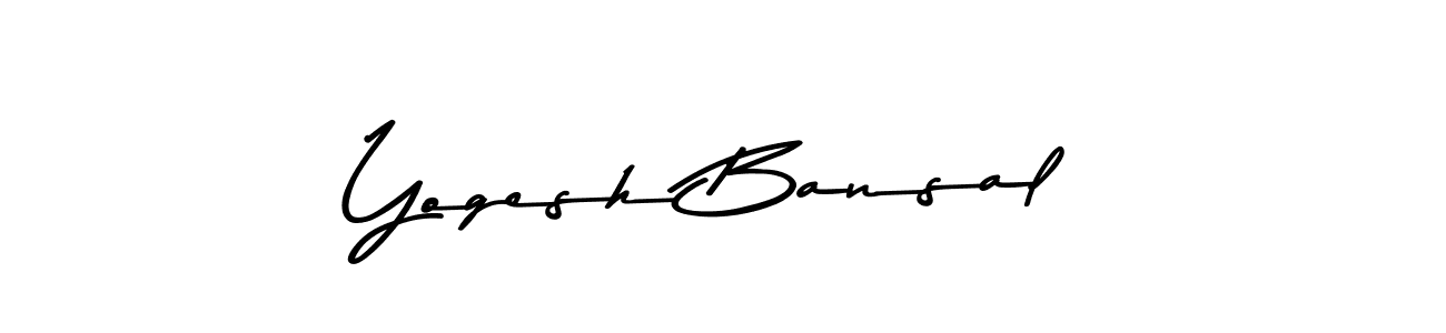 The best way (Asem Kandis PERSONAL USE) to make a short signature is to pick only two or three words in your name. The name Yogesh Bansal include a total of six letters. For converting this name. Yogesh Bansal signature style 9 images and pictures png