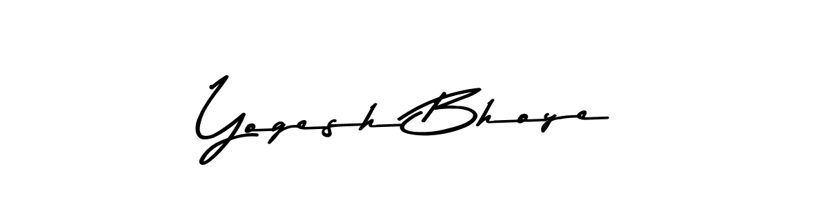 How to make Yogesh Bhoye signature? Asem Kandis PERSONAL USE is a professional autograph style. Create handwritten signature for Yogesh Bhoye name. Yogesh Bhoye signature style 9 images and pictures png