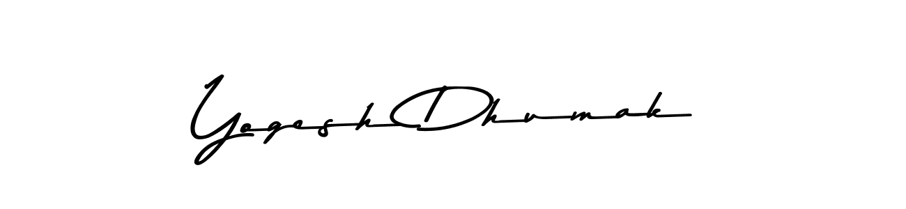 Also we have Yogesh Dhumak name is the best signature style. Create professional handwritten signature collection using Asem Kandis PERSONAL USE autograph style. Yogesh Dhumak signature style 9 images and pictures png