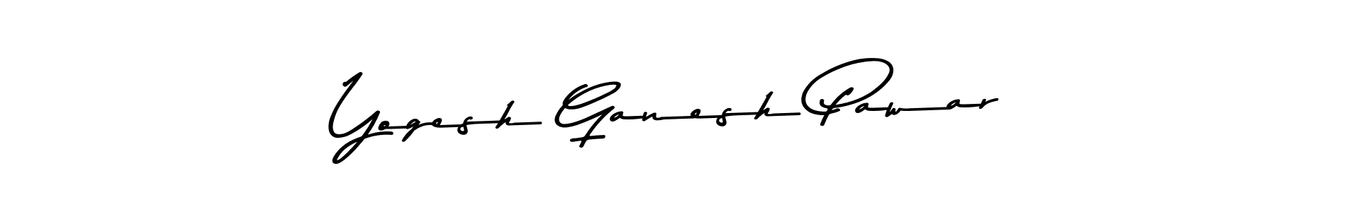 Also You can easily find your signature by using the search form. We will create Yogesh Ganesh Pawar name handwritten signature images for you free of cost using Asem Kandis PERSONAL USE sign style. Yogesh Ganesh Pawar signature style 9 images and pictures png