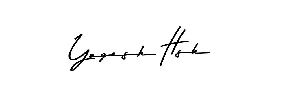 Also we have Yogesh Hsk name is the best signature style. Create professional handwritten signature collection using Asem Kandis PERSONAL USE autograph style. Yogesh Hsk signature style 9 images and pictures png