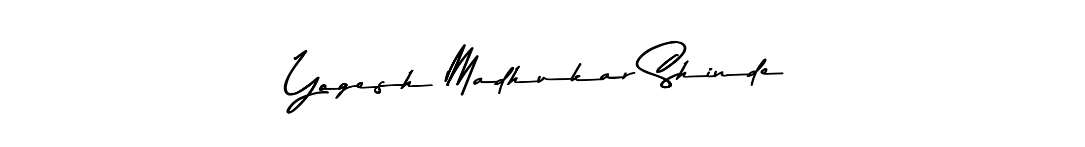 Make a beautiful signature design for name Yogesh Madhukar Shinde. Use this online signature maker to create a handwritten signature for free. Yogesh Madhukar Shinde signature style 9 images and pictures png