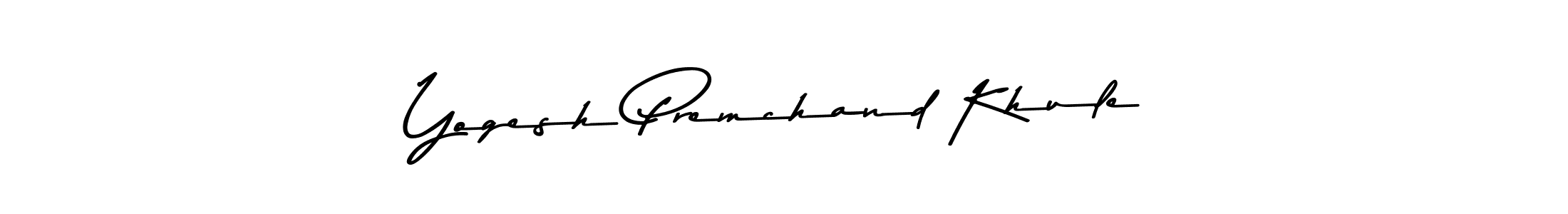 Also You can easily find your signature by using the search form. We will create Yogesh Premchand Khule name handwritten signature images for you free of cost using Asem Kandis PERSONAL USE sign style. Yogesh Premchand Khule signature style 9 images and pictures png