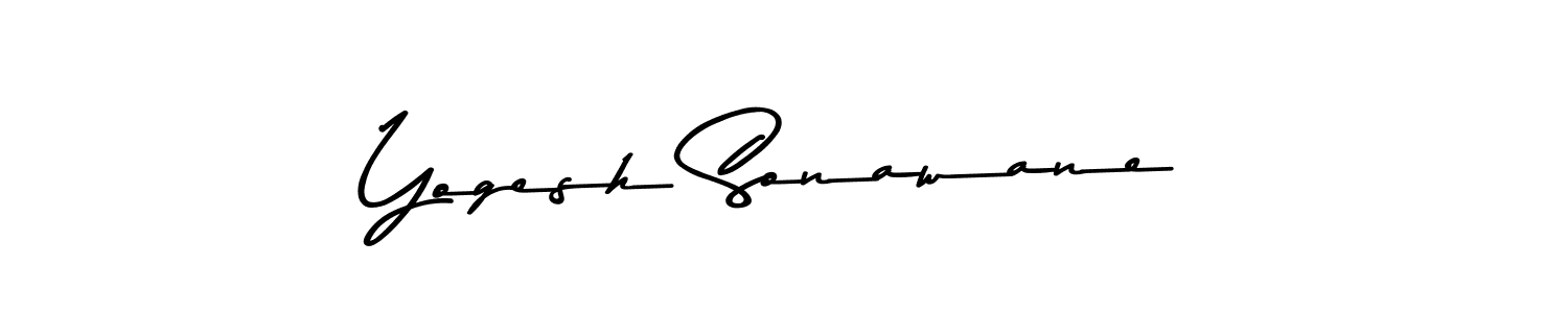 The best way (Asem Kandis PERSONAL USE) to make a short signature is to pick only two or three words in your name. The name Yogesh Sonawane include a total of six letters. For converting this name. Yogesh Sonawane signature style 9 images and pictures png