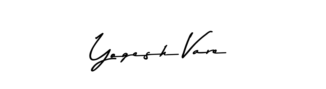 Asem Kandis PERSONAL USE is a professional signature style that is perfect for those who want to add a touch of class to their signature. It is also a great choice for those who want to make their signature more unique. Get Yogesh Vare name to fancy signature for free. Yogesh Vare signature style 9 images and pictures png