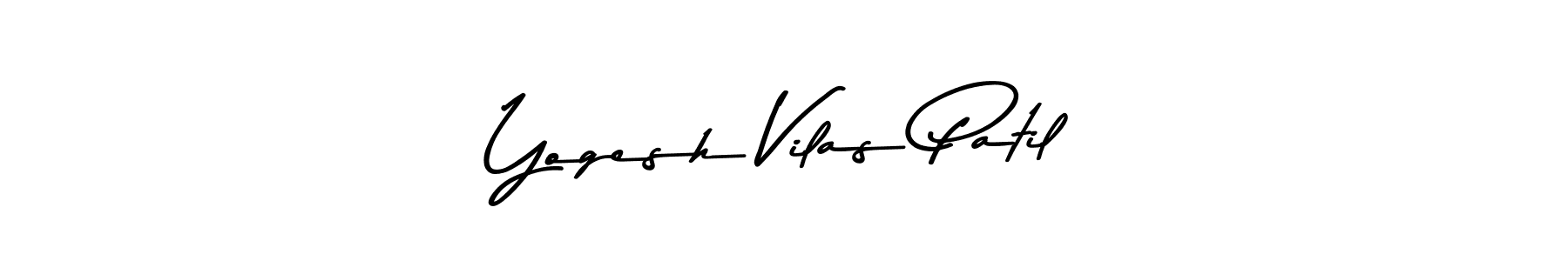 Use a signature maker to create a handwritten signature online. With this signature software, you can design (Asem Kandis PERSONAL USE) your own signature for name Yogesh Vilas Patil. Yogesh Vilas Patil signature style 9 images and pictures png