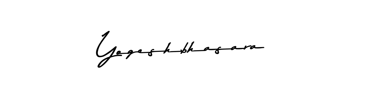 Yogeshbhasara stylish signature style. Best Handwritten Sign (Asem Kandis PERSONAL USE) for my name. Handwritten Signature Collection Ideas for my name Yogeshbhasara. Yogeshbhasara signature style 9 images and pictures png