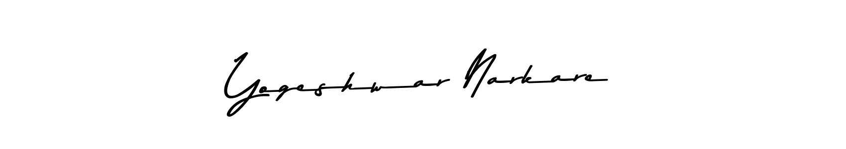 Here are the top 10 professional signature styles for the name Yogeshwar Narkare. These are the best autograph styles you can use for your name. Yogeshwar Narkare signature style 9 images and pictures png