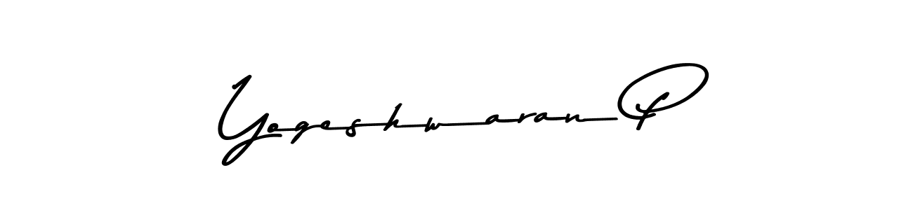 Make a beautiful signature design for name Yogeshwaran P. Use this online signature maker to create a handwritten signature for free. Yogeshwaran P signature style 9 images and pictures png