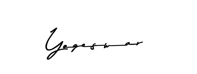 Yogeswar stylish signature style. Best Handwritten Sign (Asem Kandis PERSONAL USE) for my name. Handwritten Signature Collection Ideas for my name Yogeswar. Yogeswar signature style 9 images and pictures png