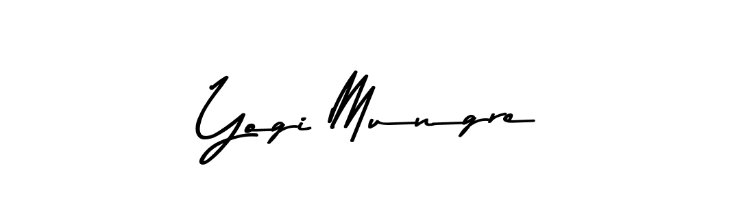 Also You can easily find your signature by using the search form. We will create Yogi Mungre name handwritten signature images for you free of cost using Asem Kandis PERSONAL USE sign style. Yogi Mungre signature style 9 images and pictures png