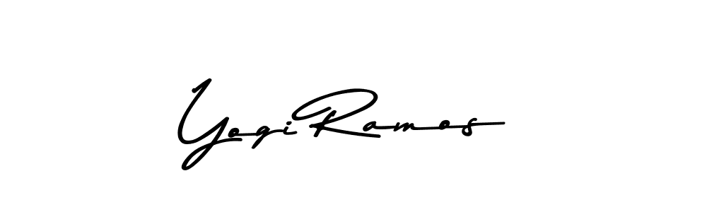 Design your own signature with our free online signature maker. With this signature software, you can create a handwritten (Asem Kandis PERSONAL USE) signature for name Yogi Ramos. Yogi Ramos signature style 9 images and pictures png