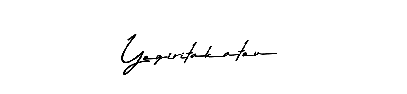 if you are searching for the best signature style for your name Yogiritakatou. so please give up your signature search. here we have designed multiple signature styles  using Asem Kandis PERSONAL USE. Yogiritakatou signature style 9 images and pictures png