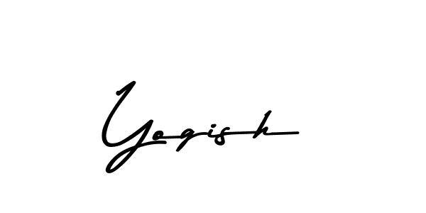if you are searching for the best signature style for your name Yogish. so please give up your signature search. here we have designed multiple signature styles  using Asem Kandis PERSONAL USE. Yogish signature style 9 images and pictures png