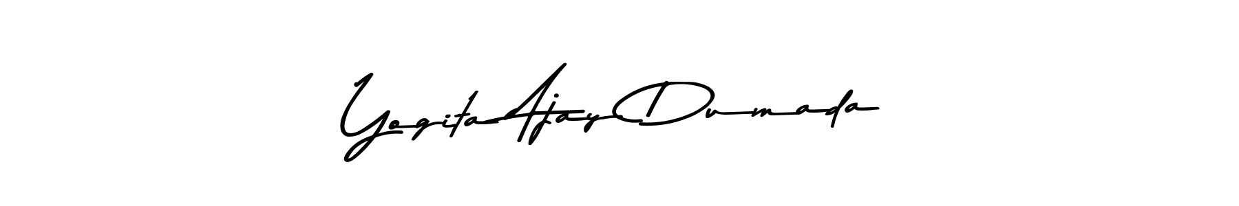 You can use this online signature creator to create a handwritten signature for the name Yogita Ajay Dumada. This is the best online autograph maker. Yogita Ajay Dumada signature style 9 images and pictures png